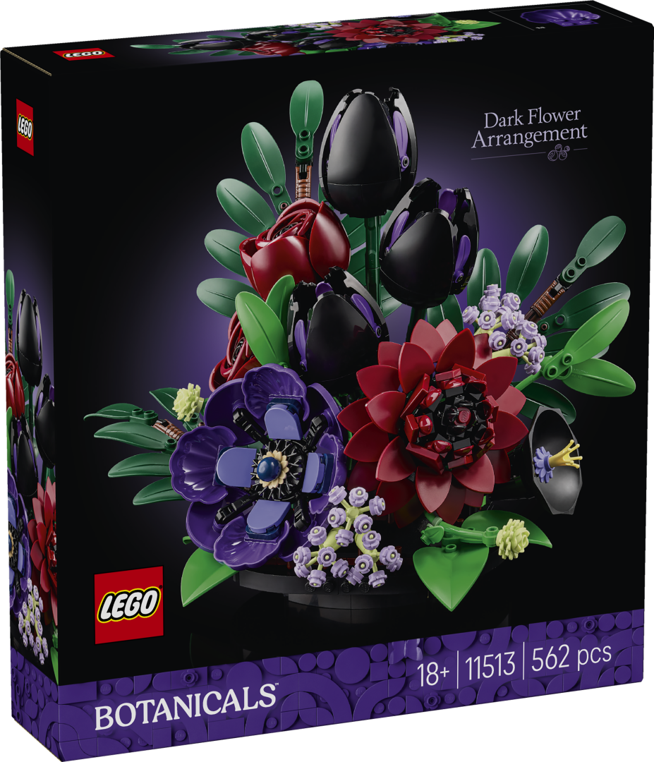 LEGO Botanicals Dark Flower Arrangement Building Set - 11513