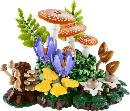 LEGO Botanicals Woodland Mushrooms Building Set - 11505