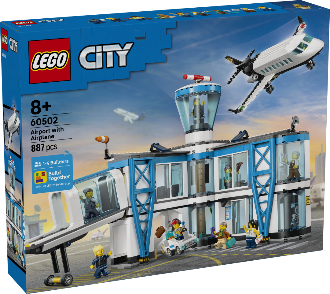 LEGO City Airport with Airplane Building Set - 60502