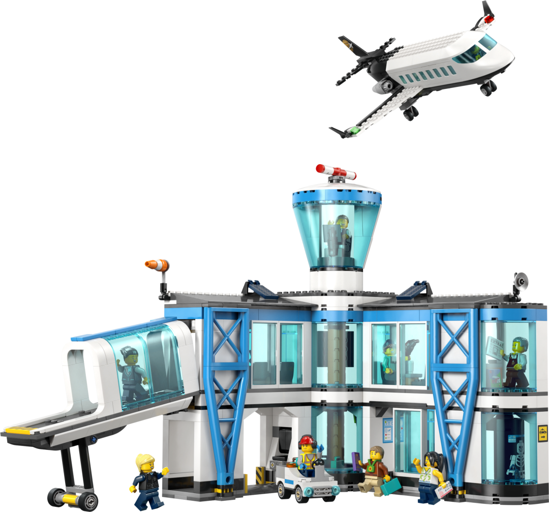 LEGO City Airport with Airplane Building Set - 60502