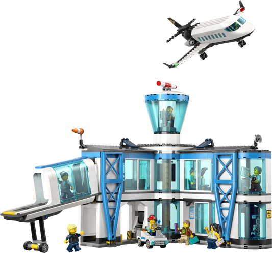 LEGO City Airport with Airplane Building Set - 60502
