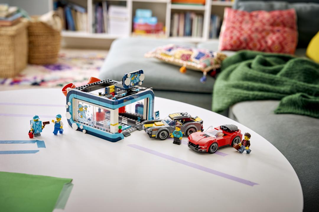 LEGO City Drive-Through Car Wash Building Set - 60497