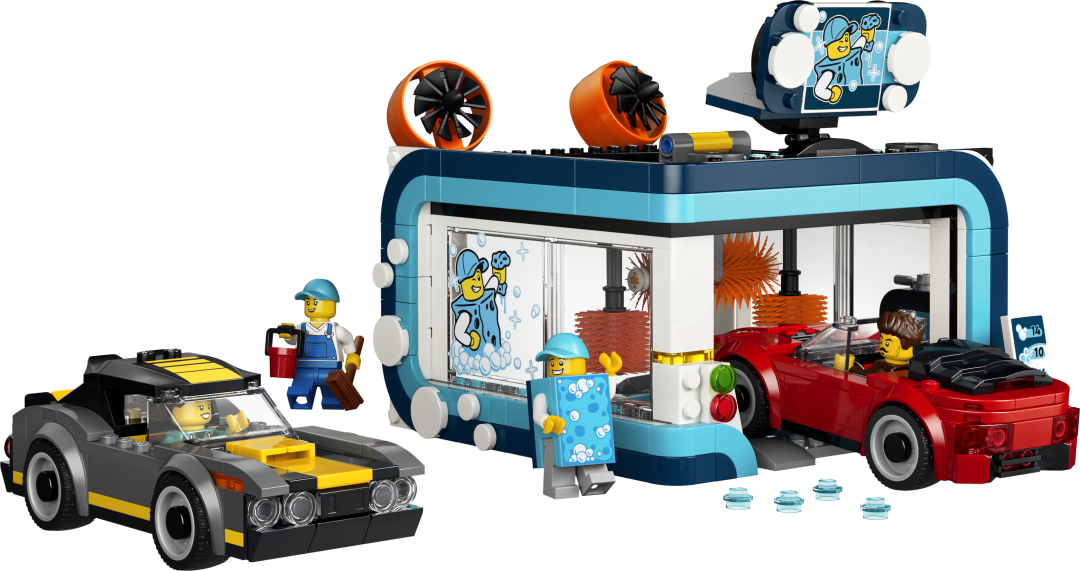 LEGO City Drive-Through Car Wash Building Set - 60497