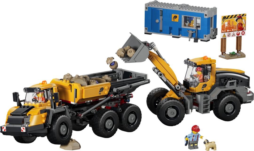 LEGO City Dump Truck & Front End Loader Building Set - 60494