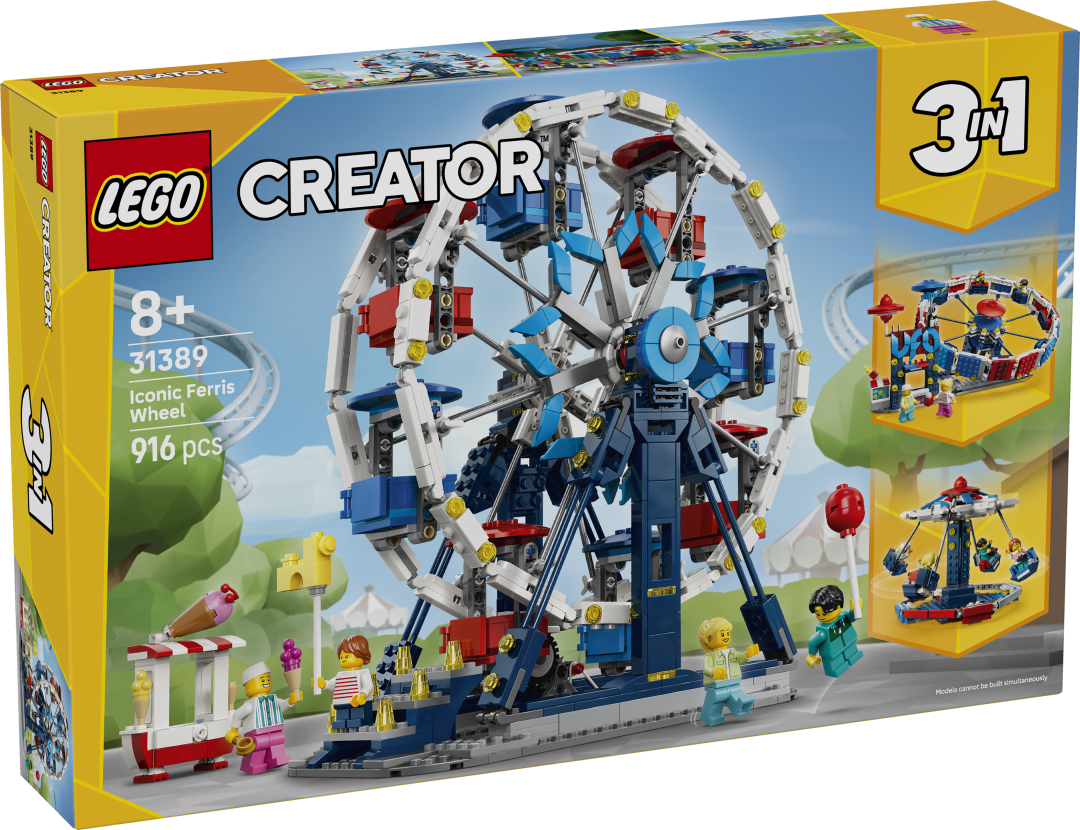 LEGO Creator 3-in-1 Iconic Ferris Wheel Building Set - 31389