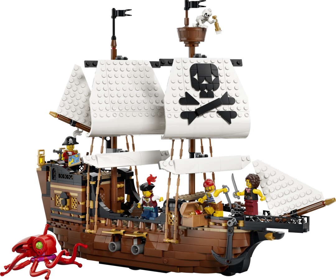 LEGO Creator 3-in-1 Iconic Pirate Ship Building Set - 31387