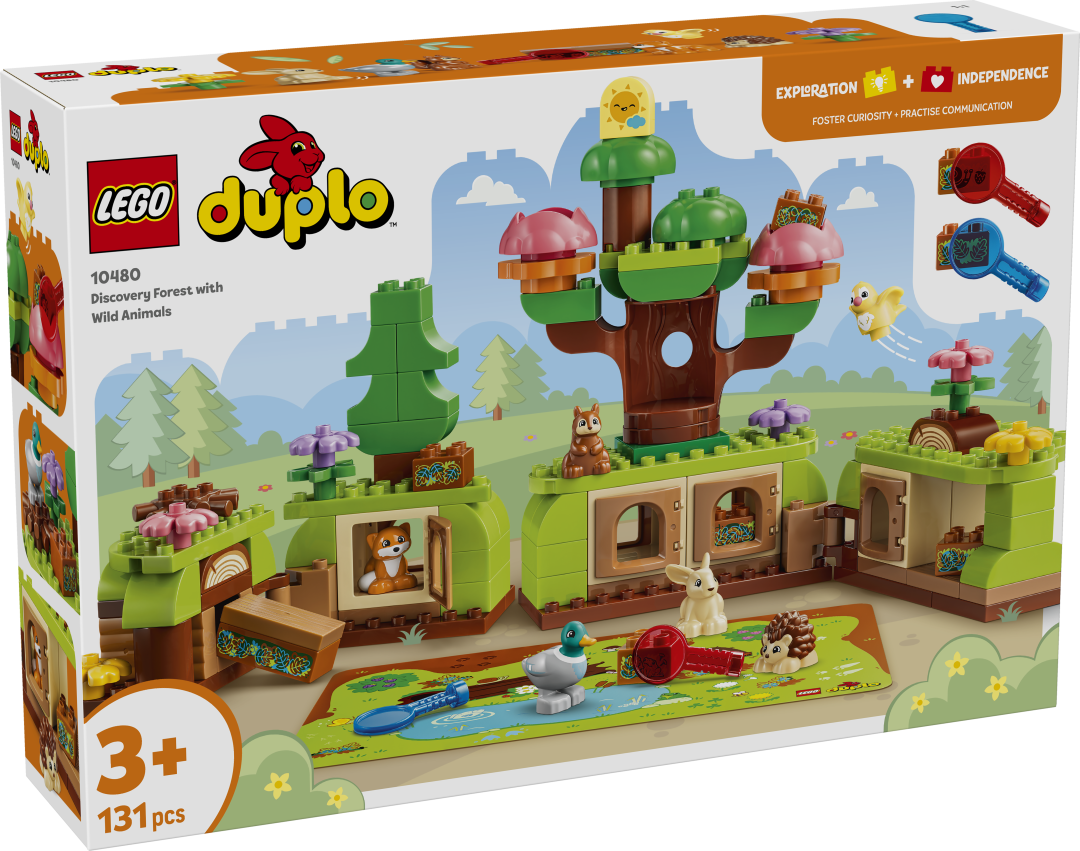 LEGO DUPLO Discovery Forest with Wild Animals Building Set - 10480