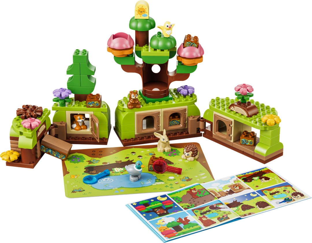 LEGO DUPLO Discovery Forest with Wild Animals Building Set - 10480