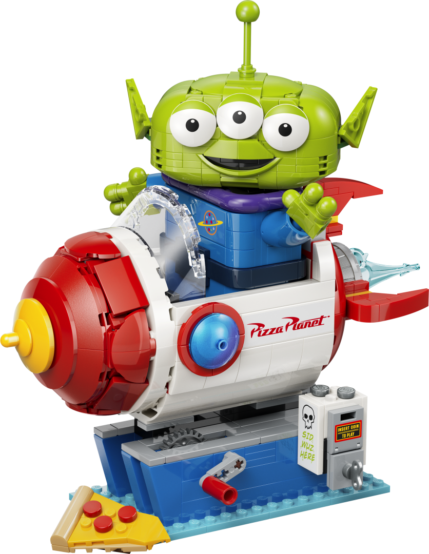 LEGO Disney Alien with Pizza Planet Rocket Ride Building Set - 43307
