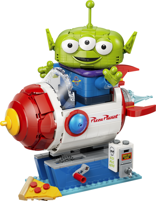 LEGO Disney Alien with Pizza Planet Rocket Ride Building Set - 43307