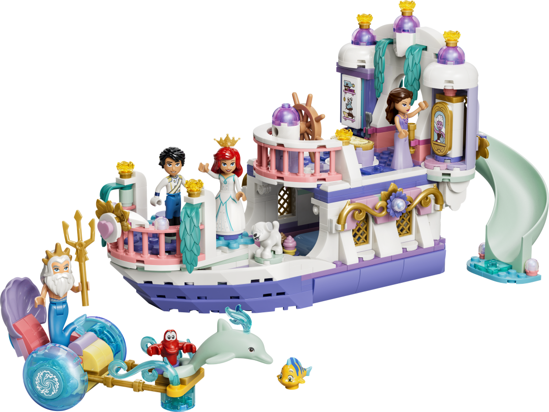 LEGO Disney Ariel's Royal Wedding Boat Building Set - 43299