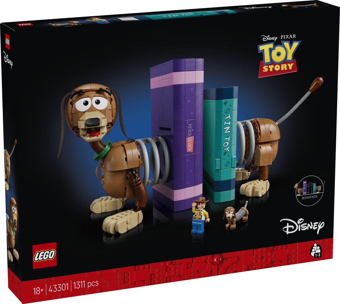 LEGO Disney Toy Story Slinky Dog Bookends Building Set - 43301