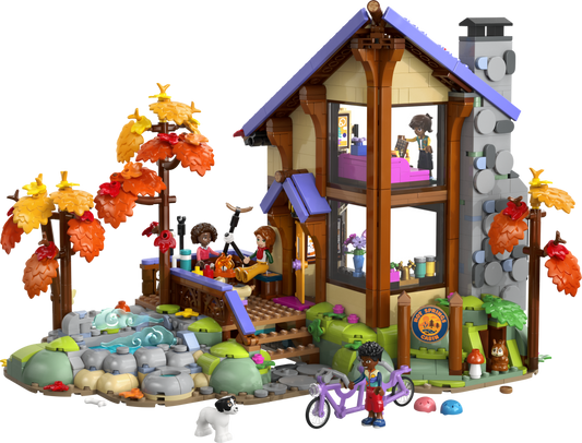 LEGO Friends Cozy Fall Forest Cabin Building Set - 42705