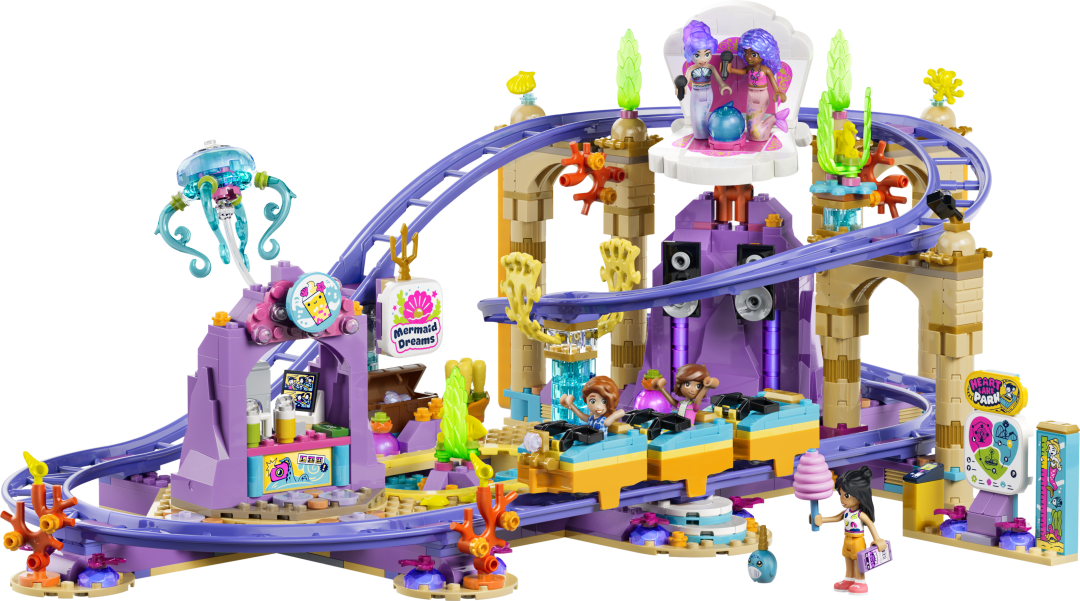 LEGO Friends Mermaid Roller Coaster Ride Building Set - 42703