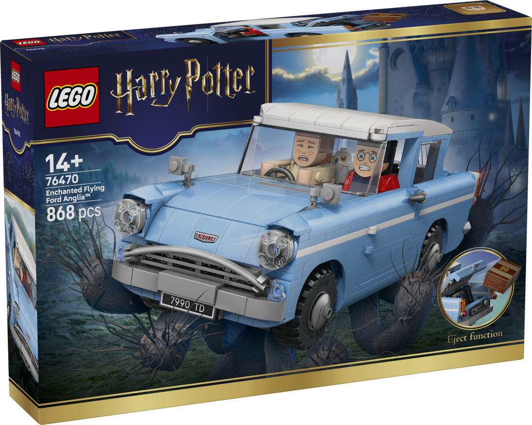 LEGO Harry Potter Enchanted Flying Ford Anglia Building Set - 76470