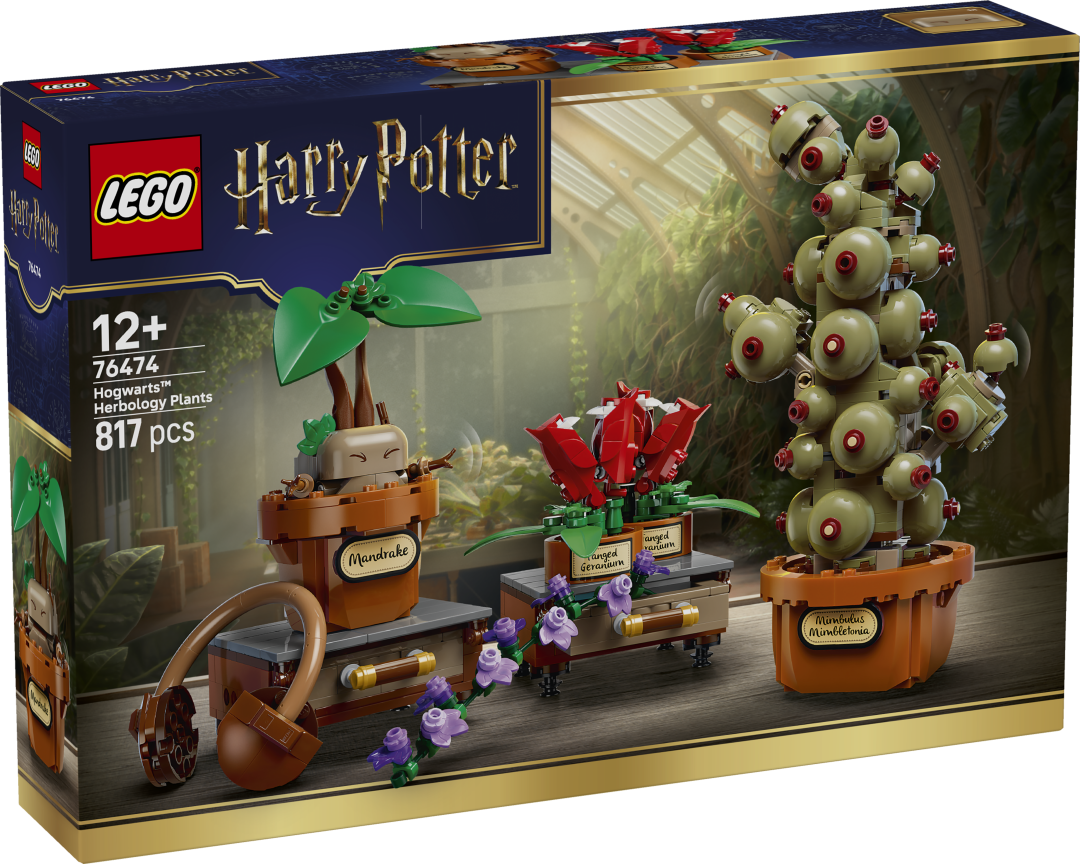 LEGO Harry Potter Hogwarts Herbology Plants Building Set - 76474