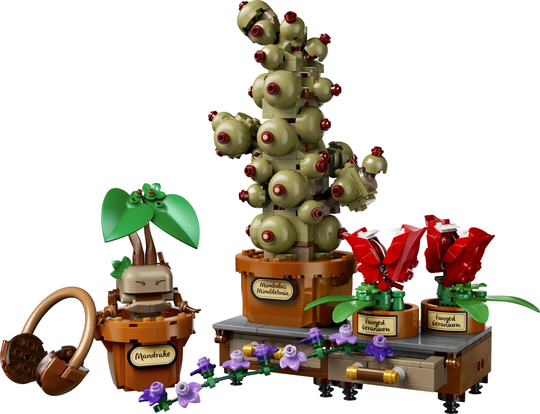 LEGO Harry Potter Hogwarts Herbology Plants Building Set - 76474