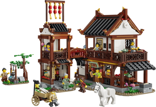 LEGO Iconic Ancient Moon-Gazing Inn Building Set - 80121