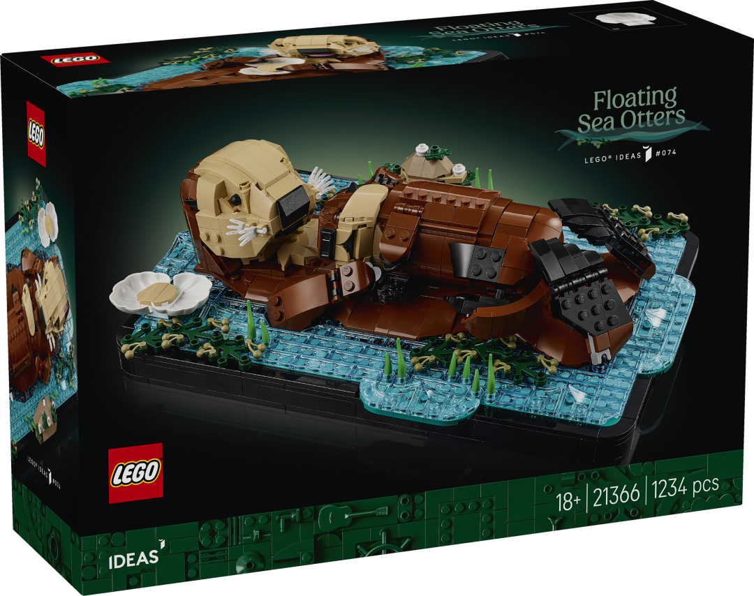 LEGO Ideas Floating Sea Otters Building Set - 21366