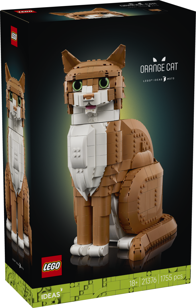 LEGO Ideas Orange Cat Building Set - 21376