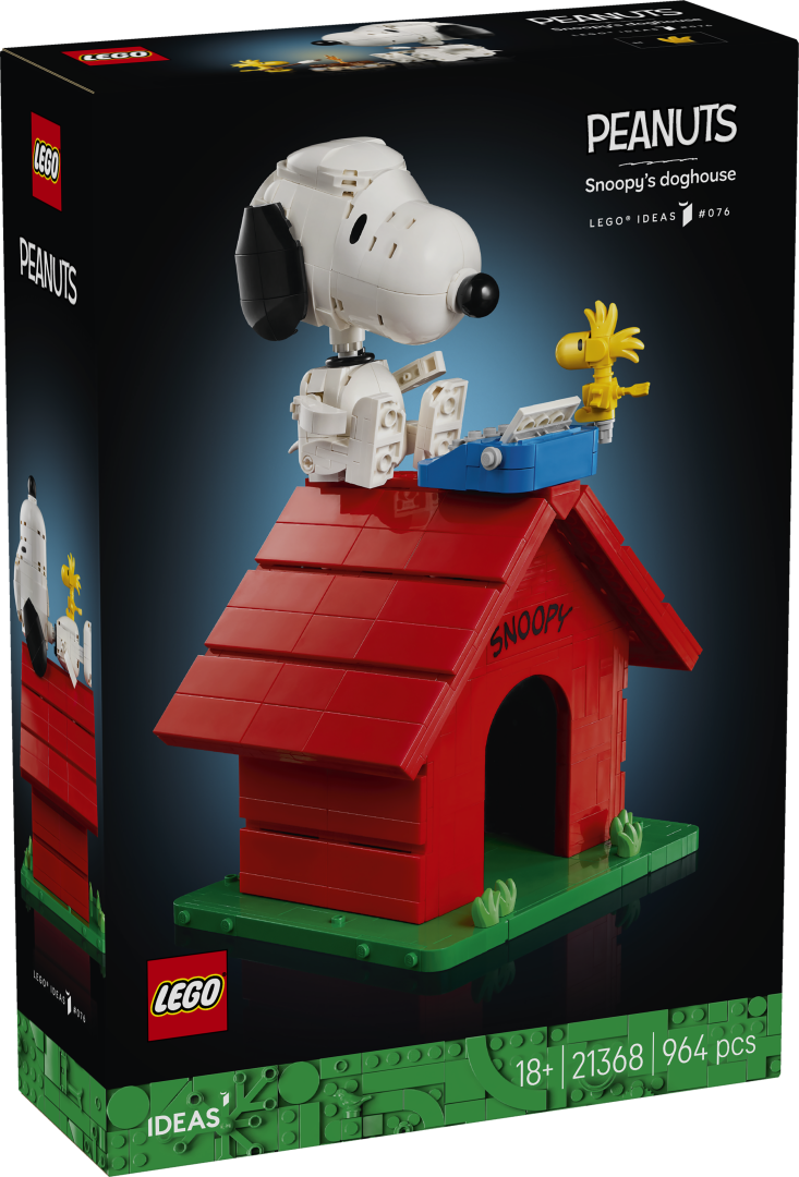 LEGO Ideas Peanuts: Snoopy's Doghouse Building Set - 21368