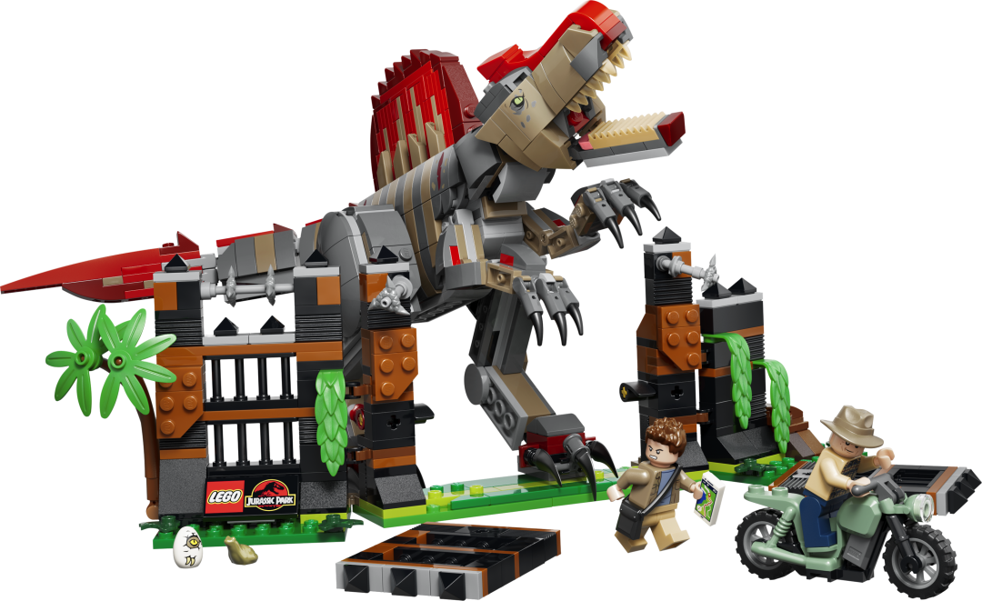 LEGO Jurassic World Spinosaurus Dinosaur Escape Building Set - 77982