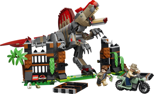 LEGO Jurassic World Spinosaurus Dinosaur Escape Building Set - 77982