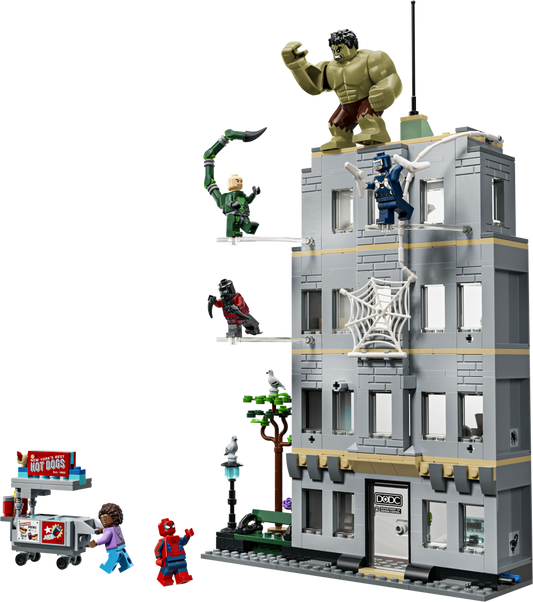 LEGO Marvel Spider-Man vs. Hulk Epic Clash Building Set - 76350