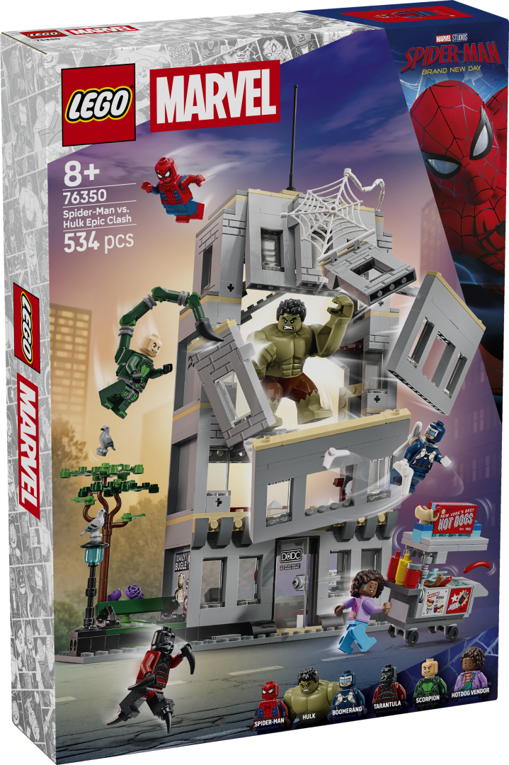LEGO Marvel Spider-Man vs. Hulk Epic Clash Building Set - 76350