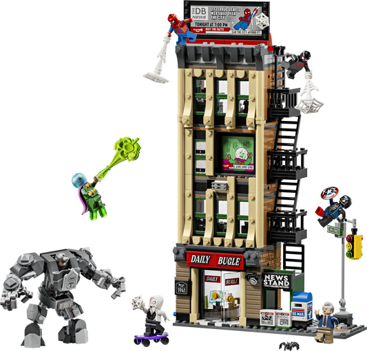 LEGO Marvel Spider-Man vs. Mysterio: The Daily Bugle Building Set - 76342