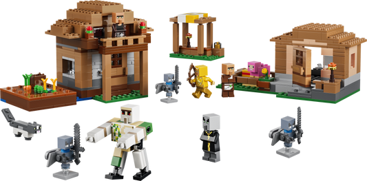 LEGO Minecraft Evoker Village Attack Building Set - 21596
