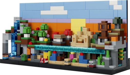 LEGO Minecraft Mini Biomes Building Set - 21589