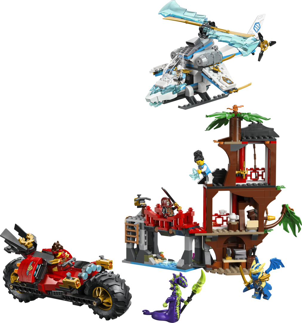 LEGO NINJAGO Ninja Vehicle Tree House Battle Building Set - 71857