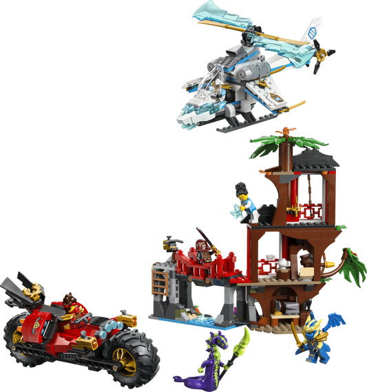 LEGO NINJAGO Ninja Vehicle Tree House Battle Building Set - 71857