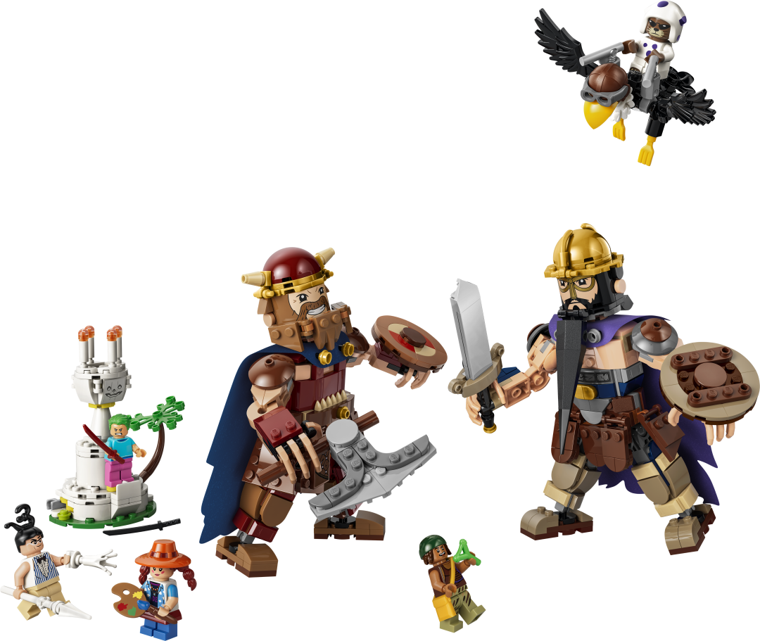 LEGO One Piece Dorry vs. Brogy – Giants of Little Garden Building Set - 75644