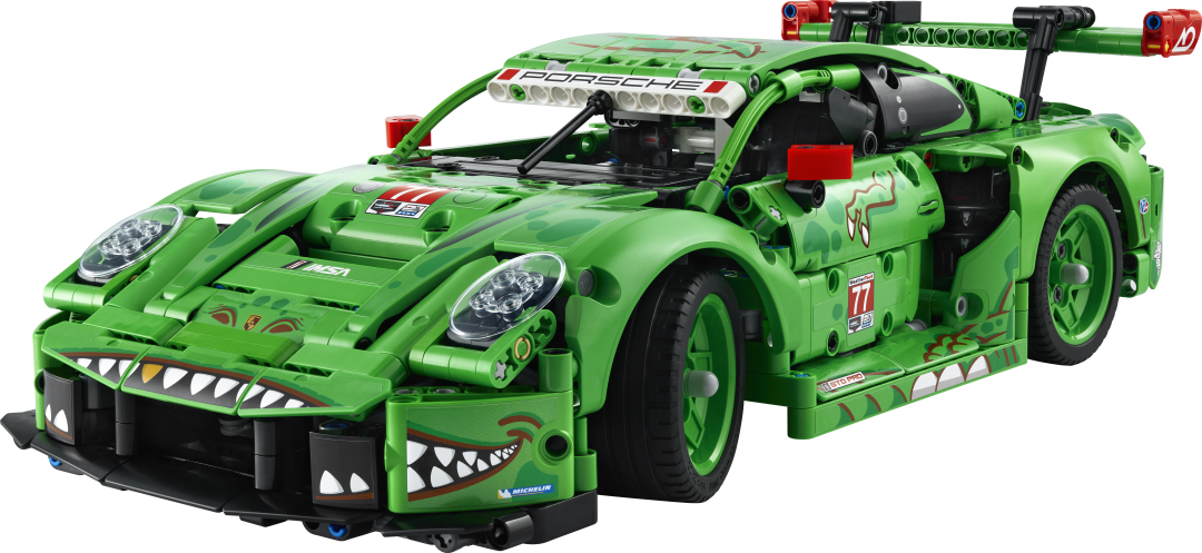LEGO Technic Porsche 911 GT3 R REXY AO Racing Car Building Set - 42224