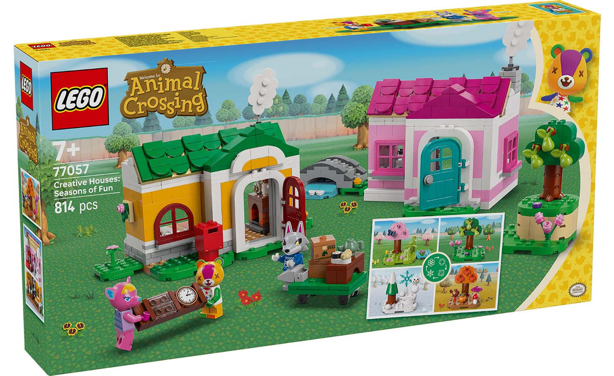 LEGO Animal Crossing Creative Houses: Seasons of Fun Building Set - 77057