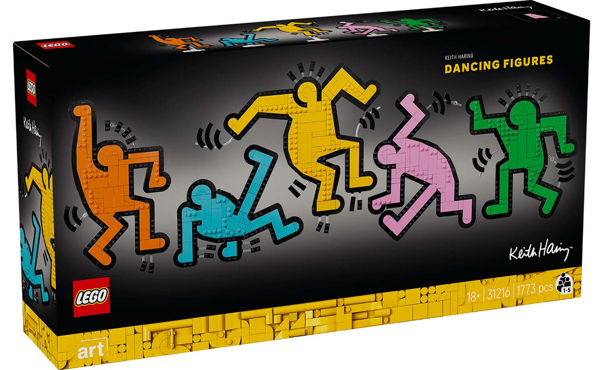 LEGO Art Keith Haring – Dancing Figures Display Model - Set 31216