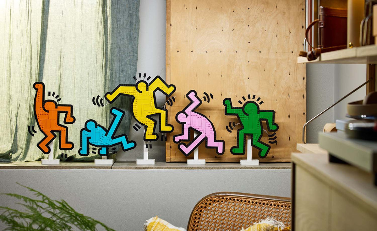 LEGO Art Keith Haring – Dancing Figures Display Model - Set 31216
