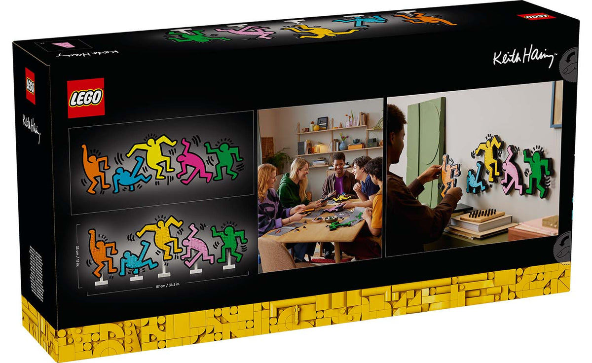 LEGO Art Keith Haring – Dancing Figures Display Model - Set 31216