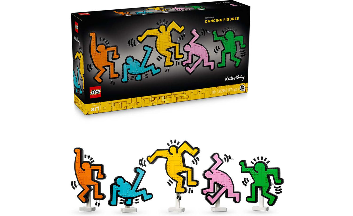 LEGO Art Keith Haring – Dancing Figures Display Model - Set 31216