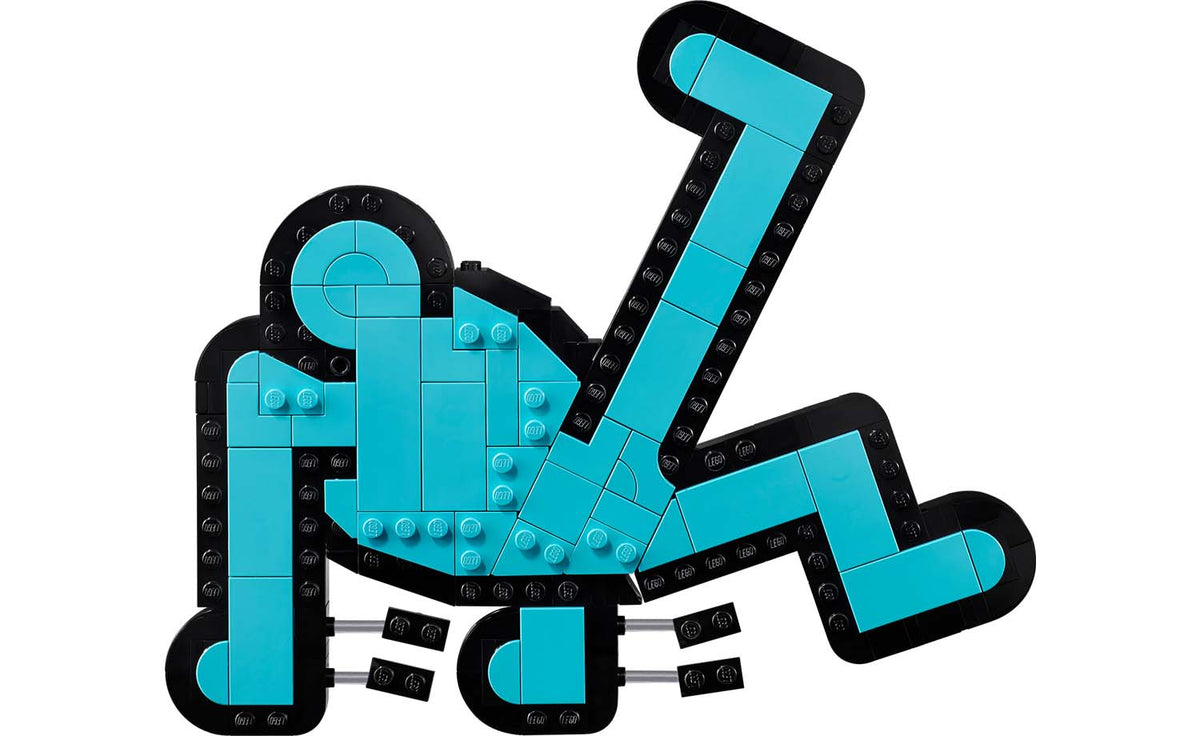 LEGO Art Keith Haring – Dancing Figures Display Model - Set 31216