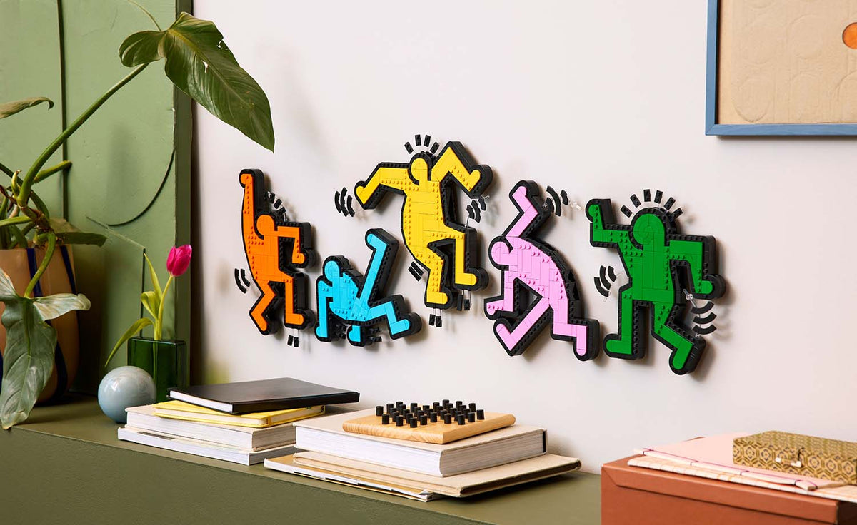 LEGO Art Keith Haring – Dancing Figures Display Model - Set 31216