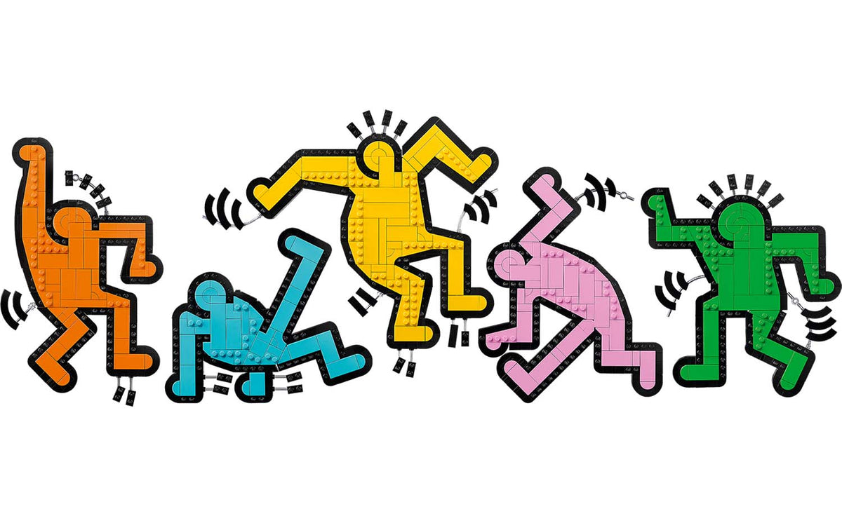 LEGO Art Keith Haring – Dancing Figures Display Model - Set 31216