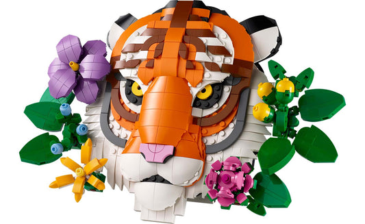 LEGO Art The Fauna Collection - Tiger Display Model - Set 31217