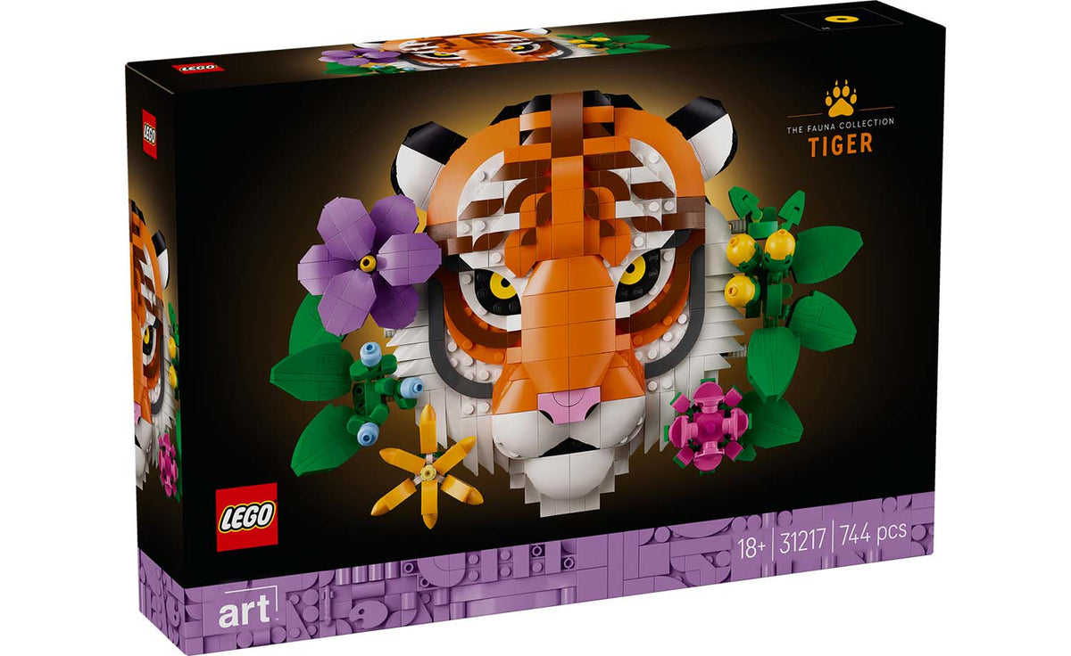 LEGO Art The Fauna Collection - Tiger Display Model - Set 31217