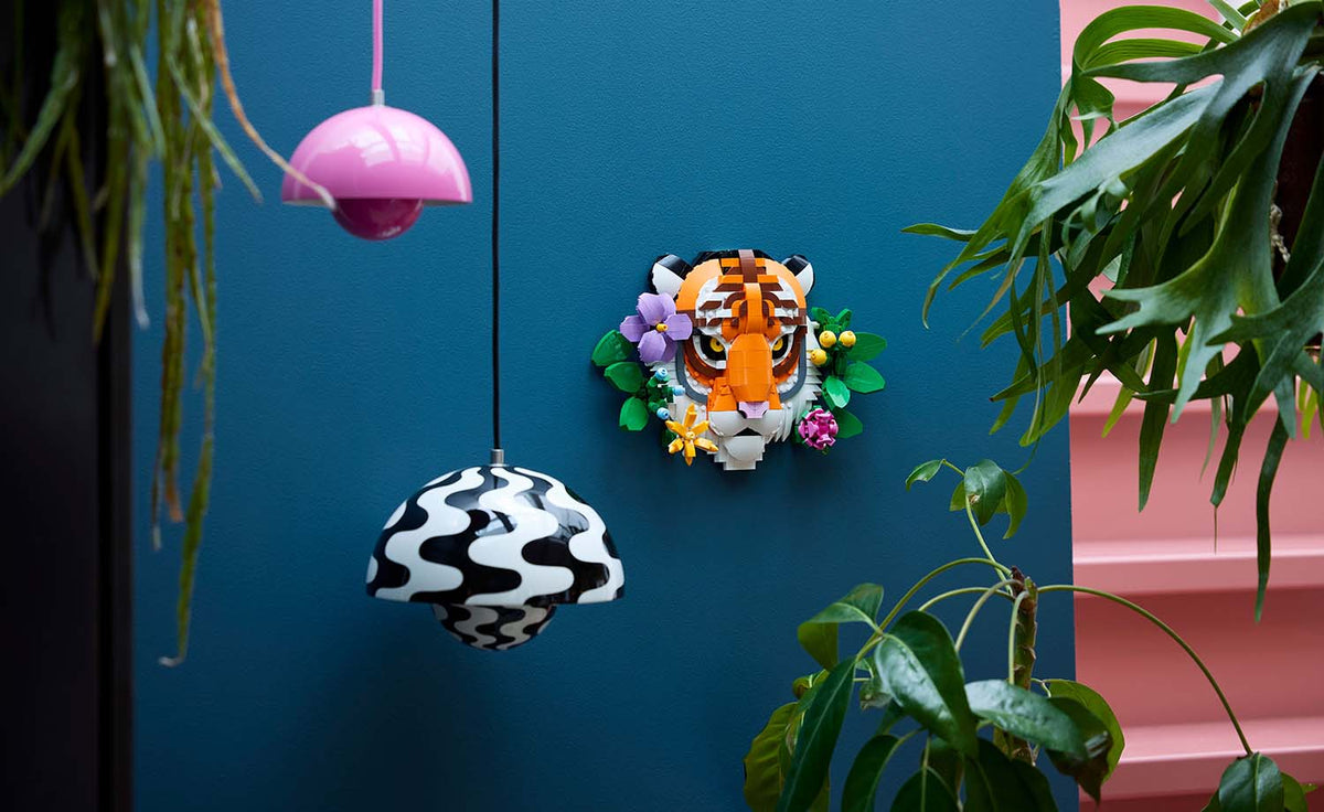 LEGO Art The Fauna Collection - Tiger Display Model - Set 31217