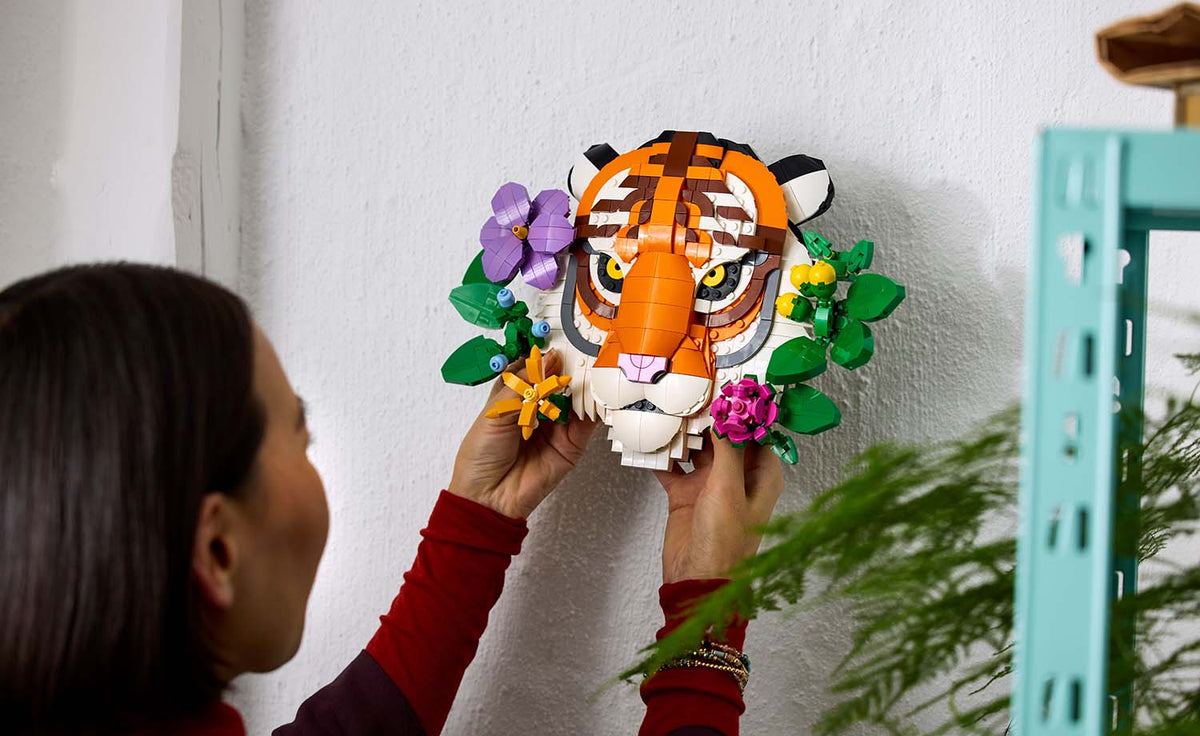 LEGO Art The Fauna Collection - Tiger Display Model - Set 31217