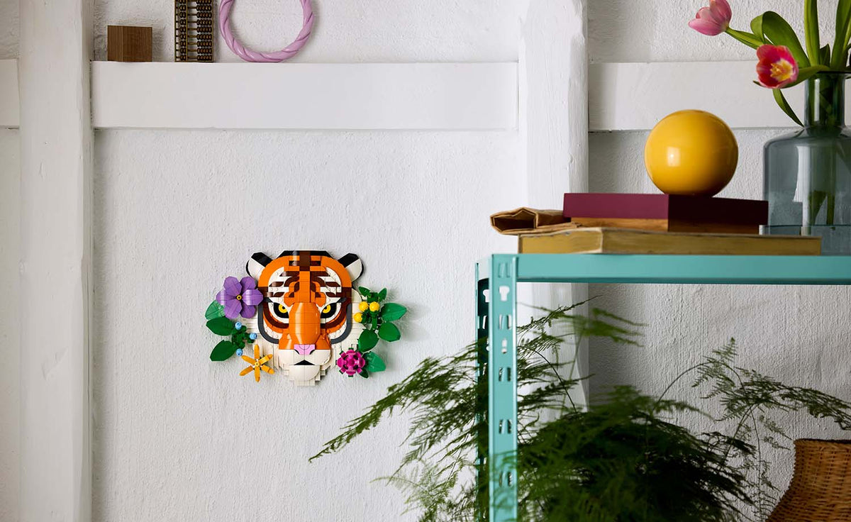 LEGO Art The Fauna Collection - Tiger Display Model - Set 31217
