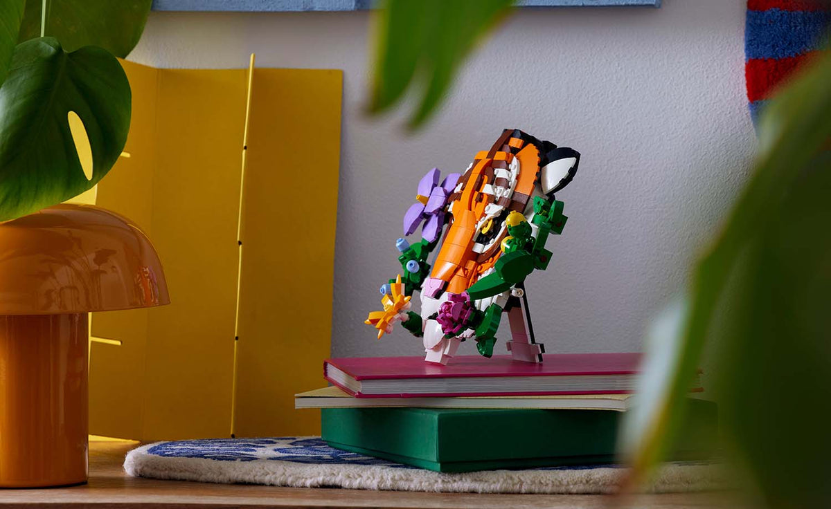 LEGO Art The Fauna Collection - Tiger Display Model - Set 31217